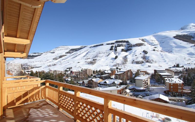 Chalet Grizzly view of Les Deux Alpes