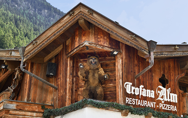  Après-ski bar & restaurant Trofana Alm in Ischgl, Austria